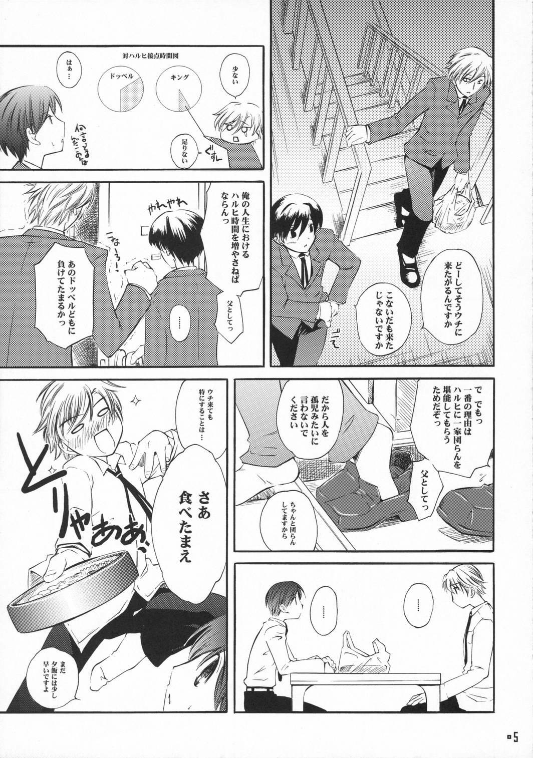 (C70) [Hi-Per Pinch (clover)] Zantei Ou (Ouran High School Host Club) page 5 full