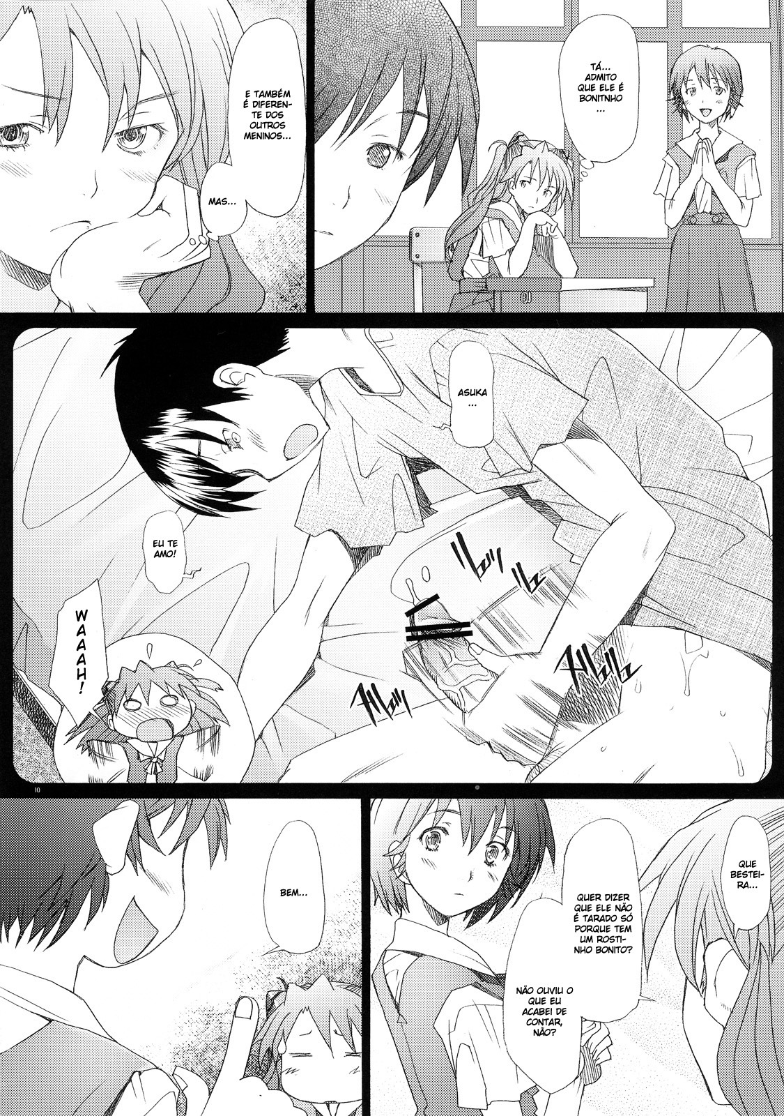 (C72) [Kohakutei (Sakai Hamachi)] Confusion LEVEL A (Neon Genesis Evangelion) [Portuguese-BR] page 10 full