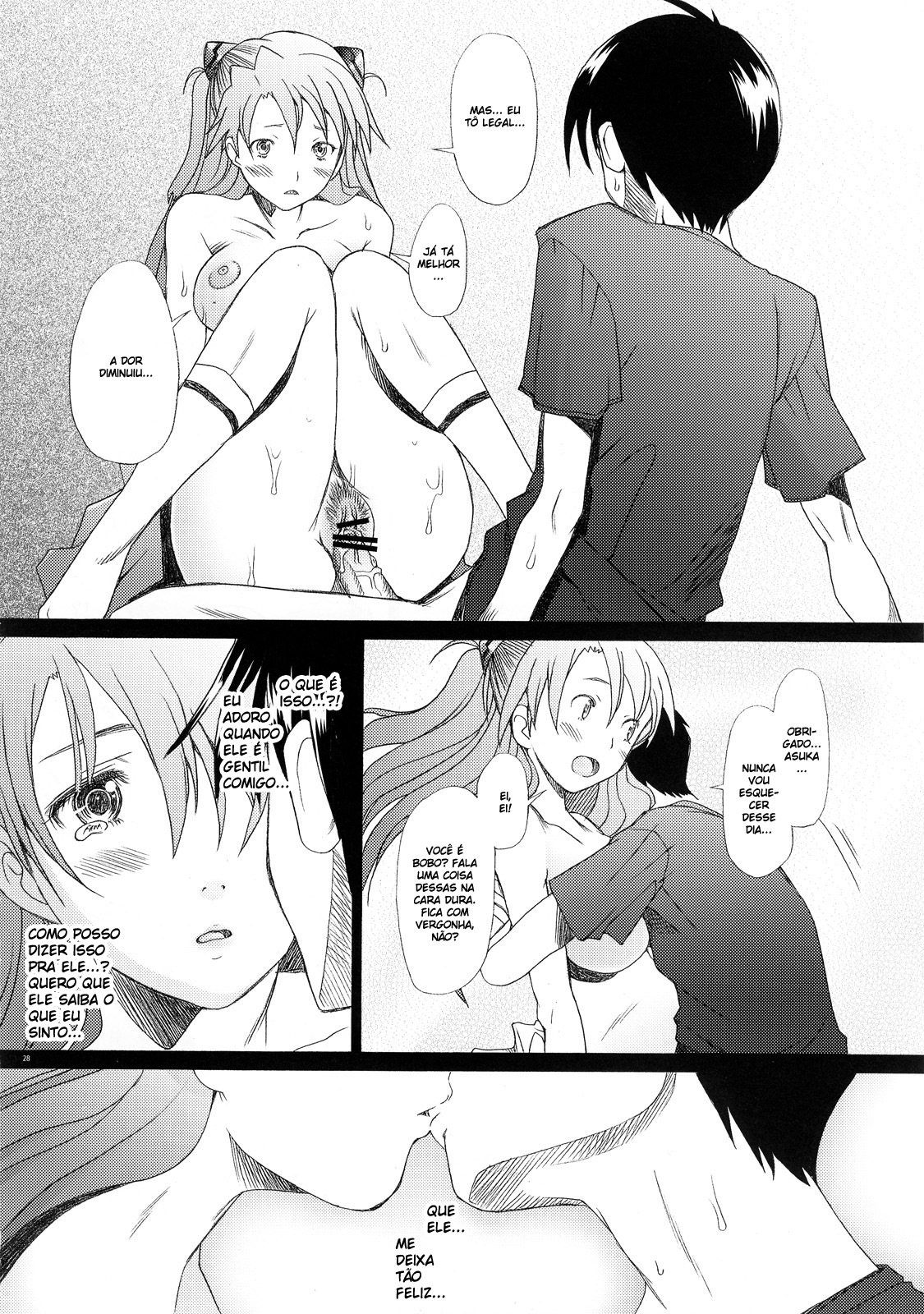 (C72) [Kohakutei (Sakai Hamachi)] Confusion LEVEL A (Neon Genesis Evangelion) [Portuguese-BR] page 28 full