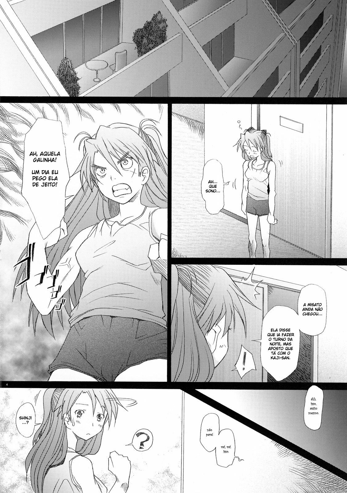 (C72) [Kohakutei (Sakai Hamachi)] Confusion LEVEL A (Neon Genesis Evangelion) [Portuguese-BR] page 4 full