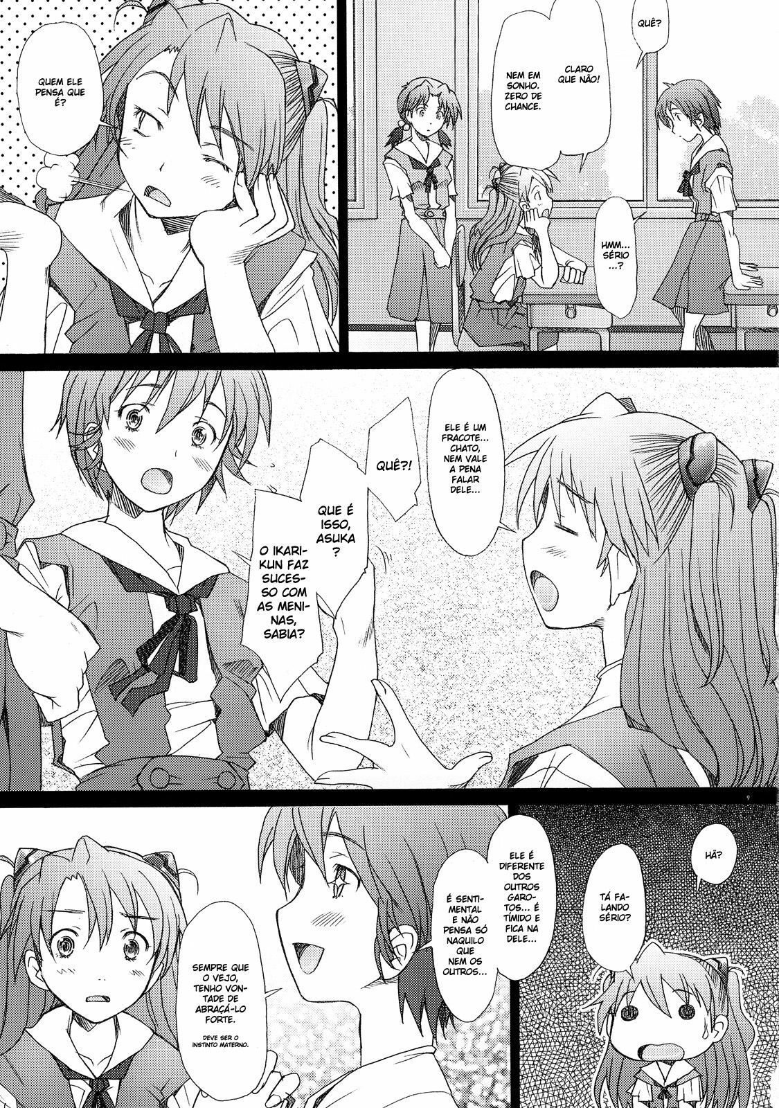 (C72) [Kohakutei (Sakai Hamachi)] Confusion LEVEL A (Neon Genesis Evangelion) [Portuguese-BR] page 9 full