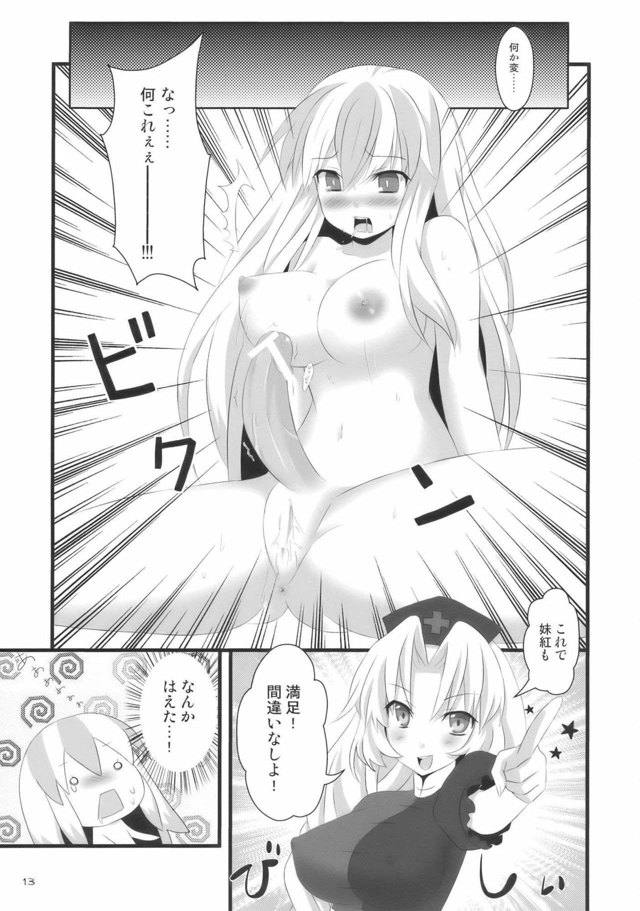 (C76) [Inukkoro Pen san (Penguin Glico, Inukedama)] Yes! Fallin' Love (Touhou Project) page 13 full