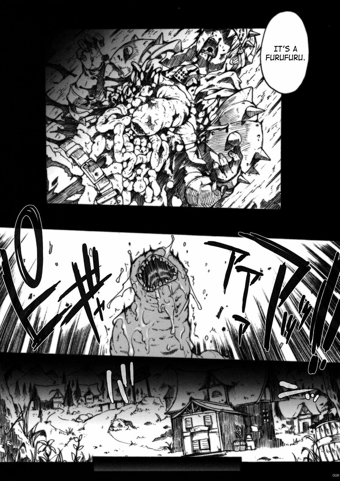 (COMIC1☆3) [ERECT TOUCH (Erect Sawaru)] Invisible Hunter (Monster Hunter) [English] [SaHa] page 8 full