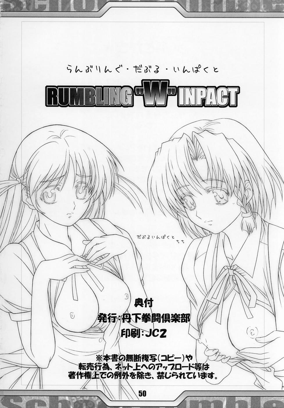 (C68) [Tange Kentou Club (Various)] Rumbling W Inpact (School Rumble) page 49 full