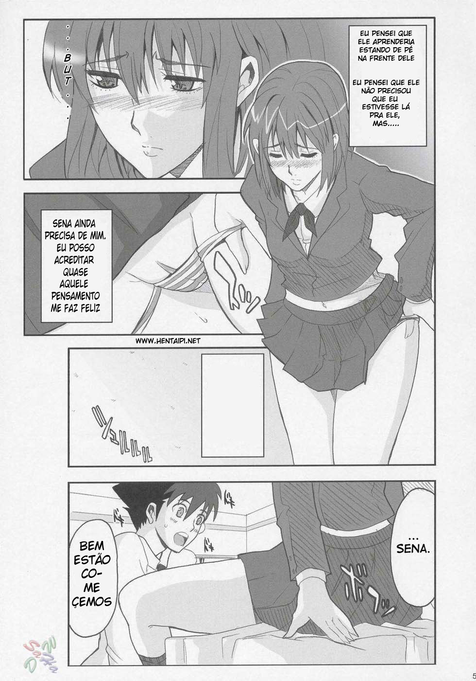 (Comic Castle 2005) [Youkai Tamanokoshi (CHIRO)] RENEWS (Eyeshield 21) [Portuguese-BR] [Hentaipie.net] page 4 full