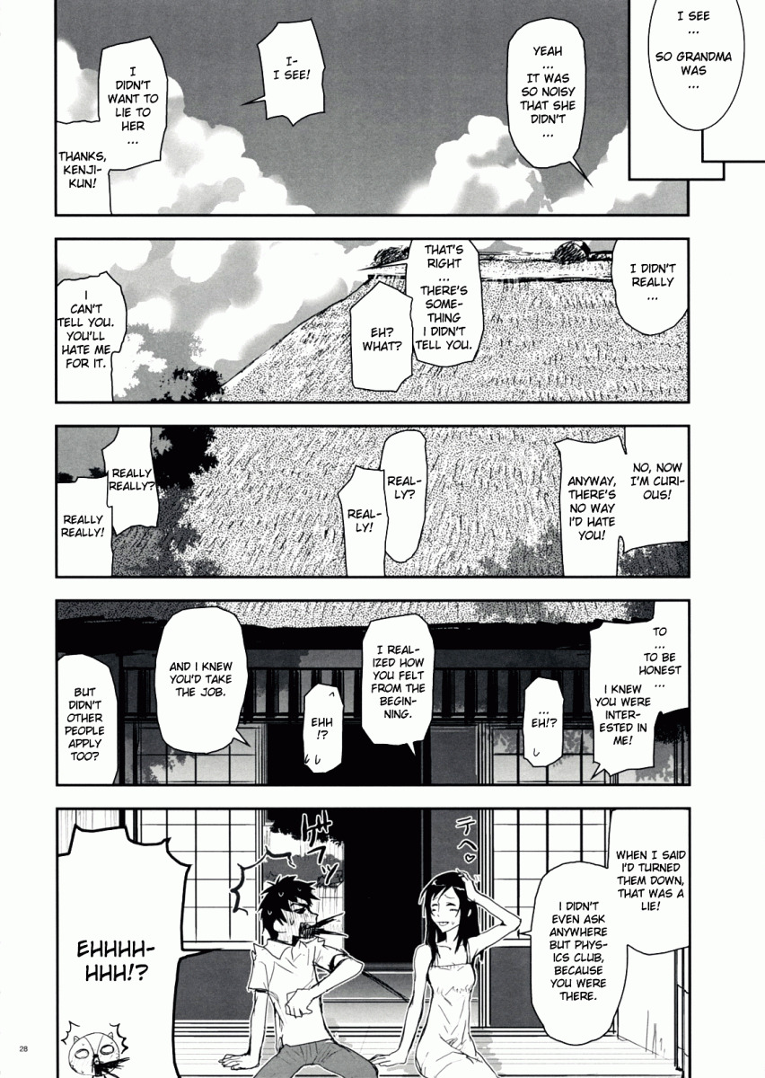 (C76) [Nanashiki (Nanase Masato)] Natsu Ikusa Matsuri - Summer Wars Festival (Summer Wars) [English] [PenisEngineMechanic] page 27 full