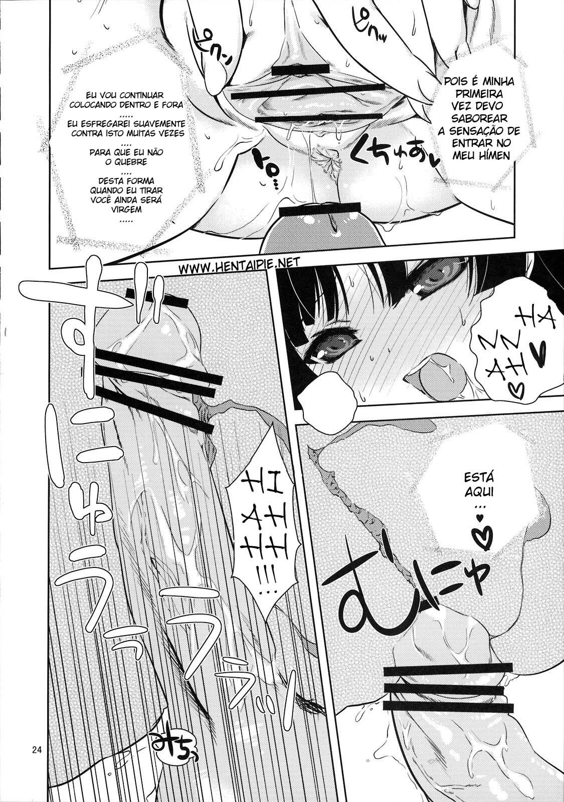 (C76) [Nama Cream Biyori (Nanase Meruchi)] Mio-tan! (K-ON!) [Portuguese-BR] [Hentai Pie] page 23 full