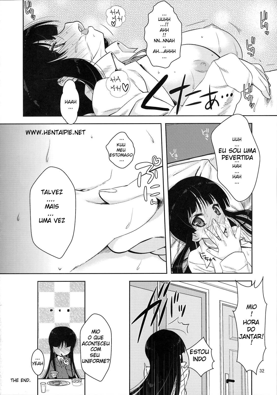 (C76) [Nama Cream Biyori (Nanase Meruchi)] Mio-tan! (K-ON!) [Portuguese-BR] [Hentai Pie] page 31 full