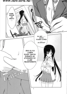 (C76) [Nama Cream Biyori (Nanase Meruchi)] Mio-tan! (K-ON!) [Portuguese-BR] [Hentai Pie] - page 4