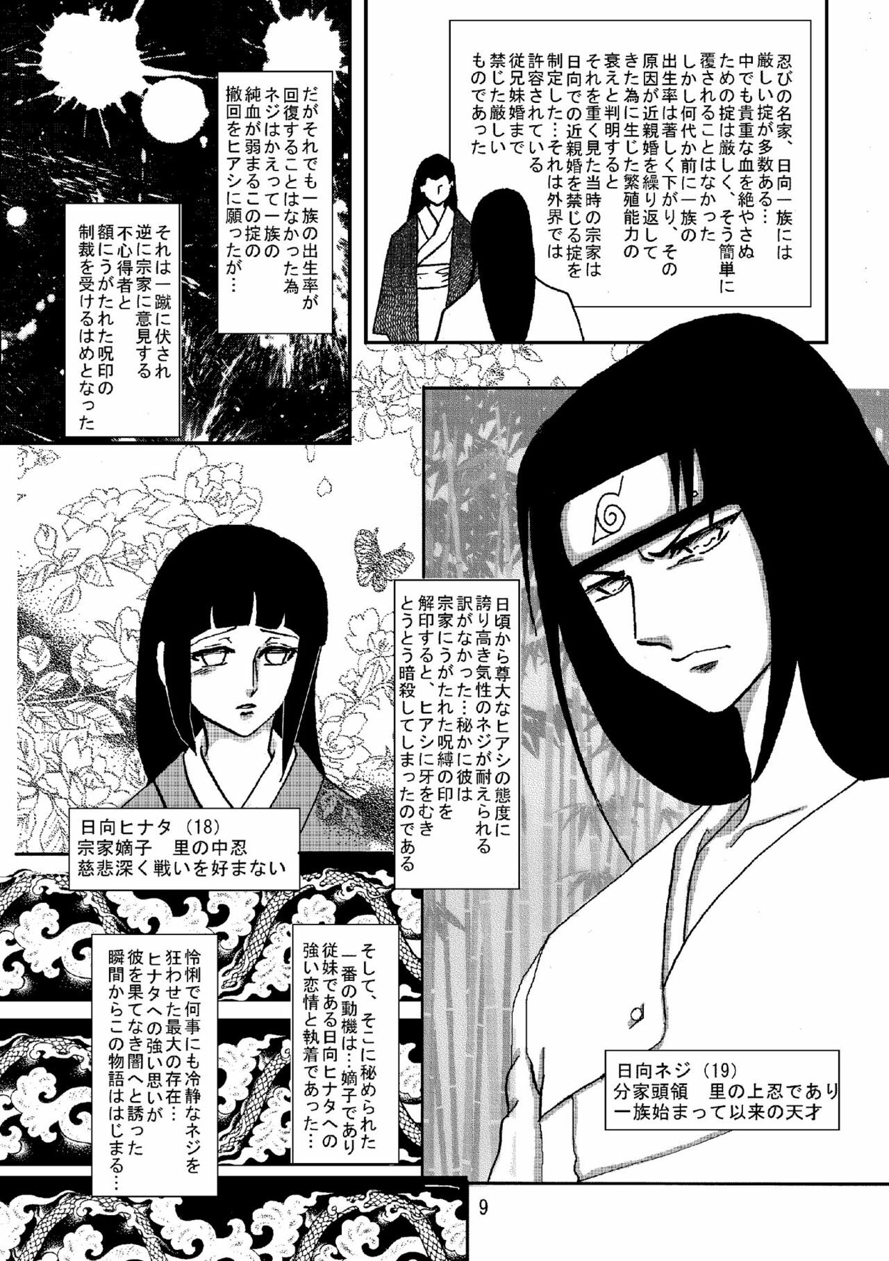 [Neji Hina no Sekai (Kuuya)] Yami ni Saku Hana I (NARUTO) page 8 full