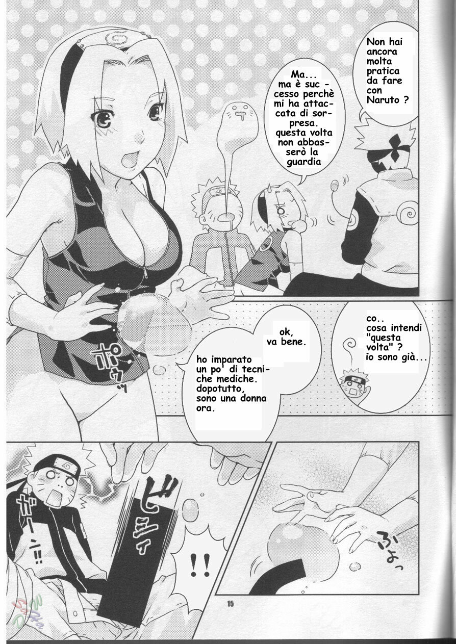 (ComiComi8) [Nekomataya (Nekomata Naomi)] Kanhi Zakura (Naruto) [Italian] page 14 full