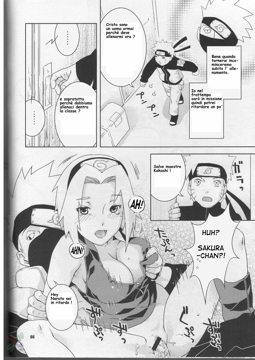 (ComiComi8) [Nekomataya (Nekomata Naomi)] Kanhi Zakura (Naruto) [Italian] page 5 full