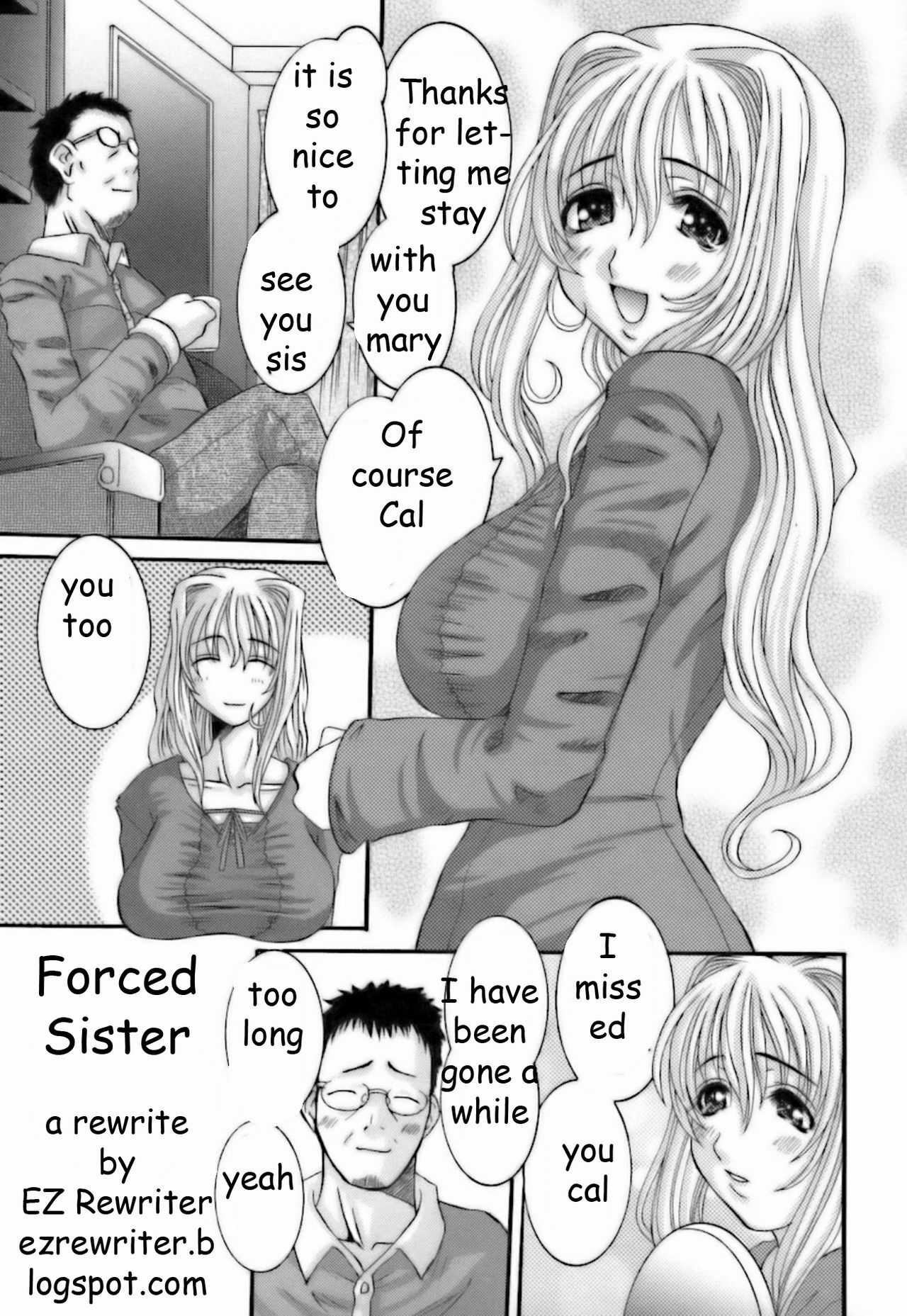 Forced Sister 1-2 [English] [Rewrite] [EZ Rewriter] page 1 full