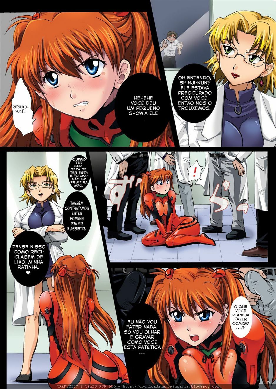 [Modae Tei, Abalone Soft (Modaetei Anetarou, Modaetei Imojirou)] Nakisakebu Omocha ~Asuka In Yaku Touyo Rinkan Nakadashi Roku~ | The Screaming Toy (Neon Genesis Evangelion) [Portuguese-BR] [D page 5 full