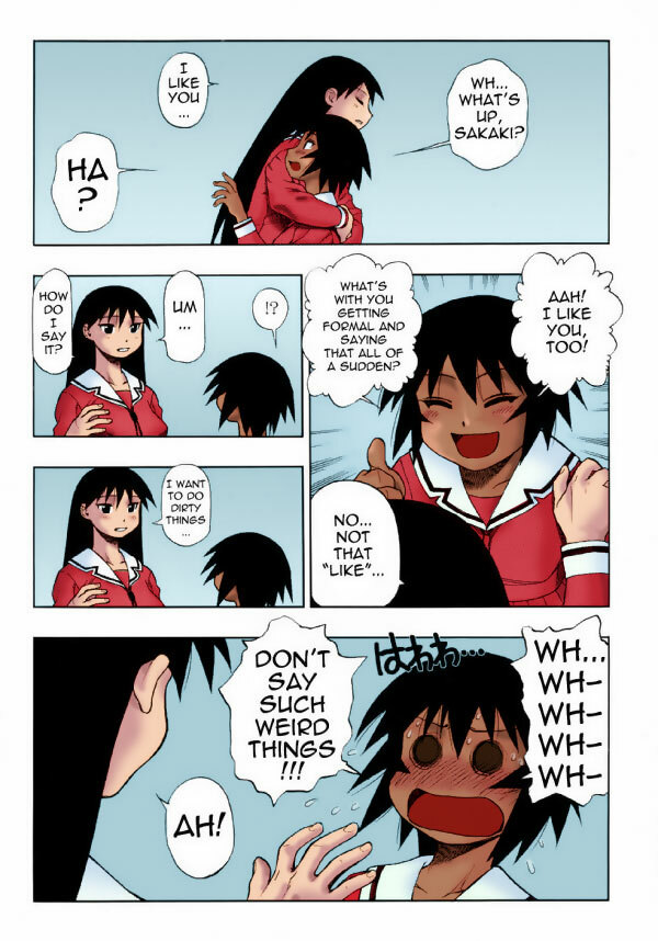 (C61) [Nikomark (Minazuki Juuzou)] Sakaki Mochi, Kagura Machi (NIKOMARK-DAIOH) (Azumanga Daioh) [English] [0405] [Colorized] page 4 full