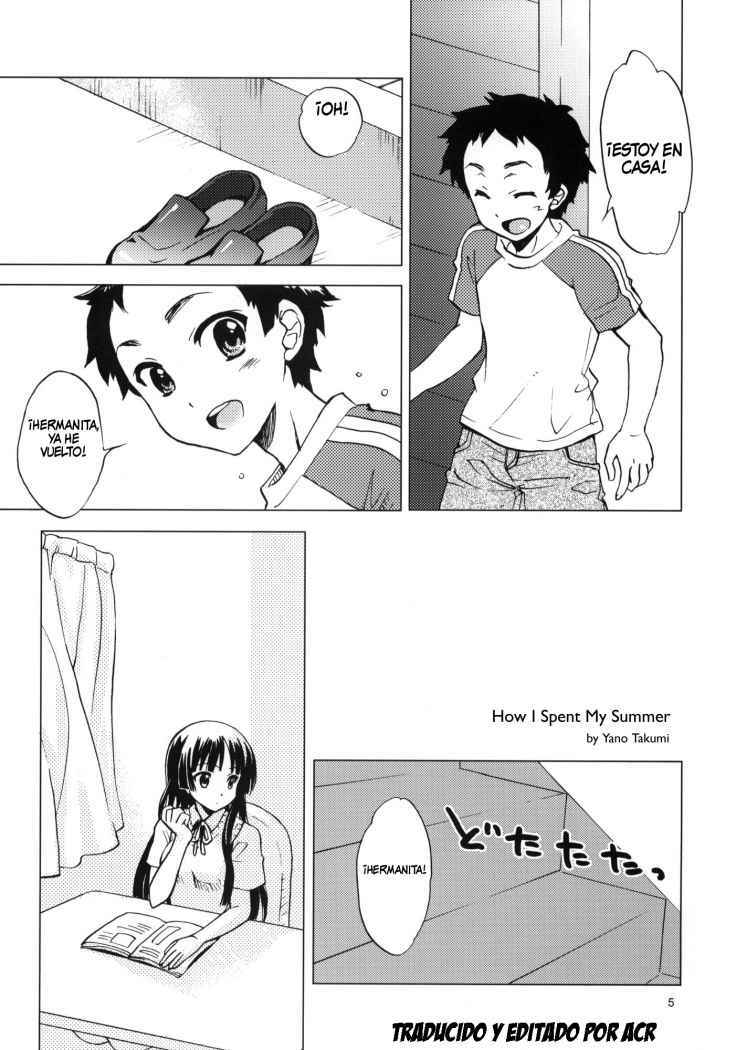 (C76) [SUKAPON-DO (Kagawa Tomonobu, Yano Takumi)] Lazy Summer (K-ON!) [Spanish] page 4 full