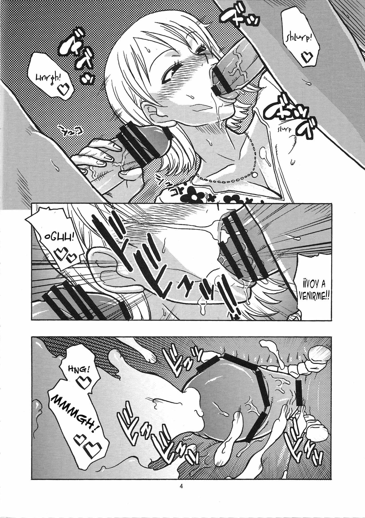 (C76) [ACID-HEAD (Murata)] Nami no Ura Koukai Nisshi 4 (Nami's Hidden Sailing Diary 4) (One Piece) [Spanish] page 5 full