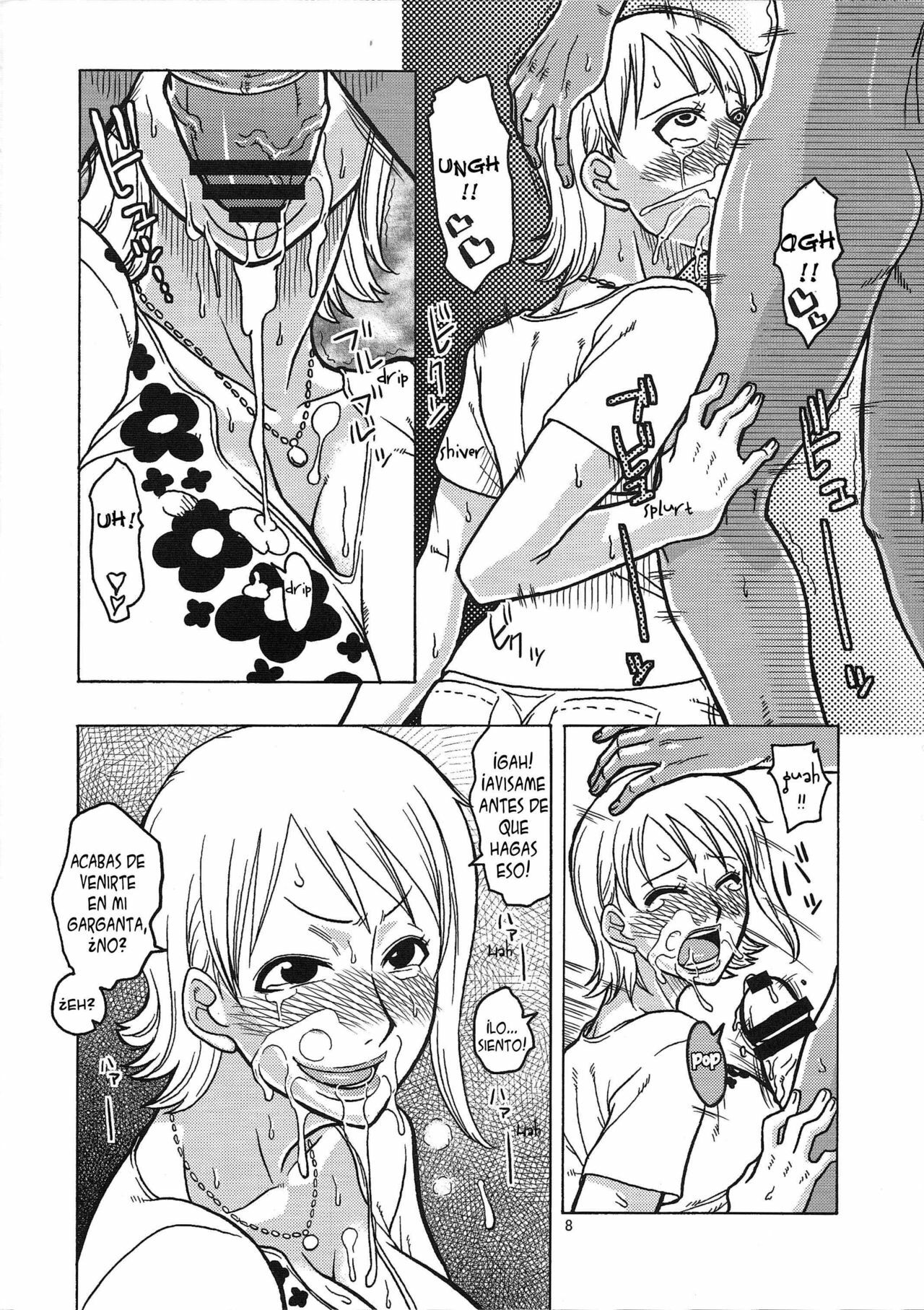 (C76) [ACID-HEAD (Murata)] Nami no Ura Koukai Nisshi 4 (Nami's Hidden Sailing Diary 4) (One Piece) [Spanish] page 9 full