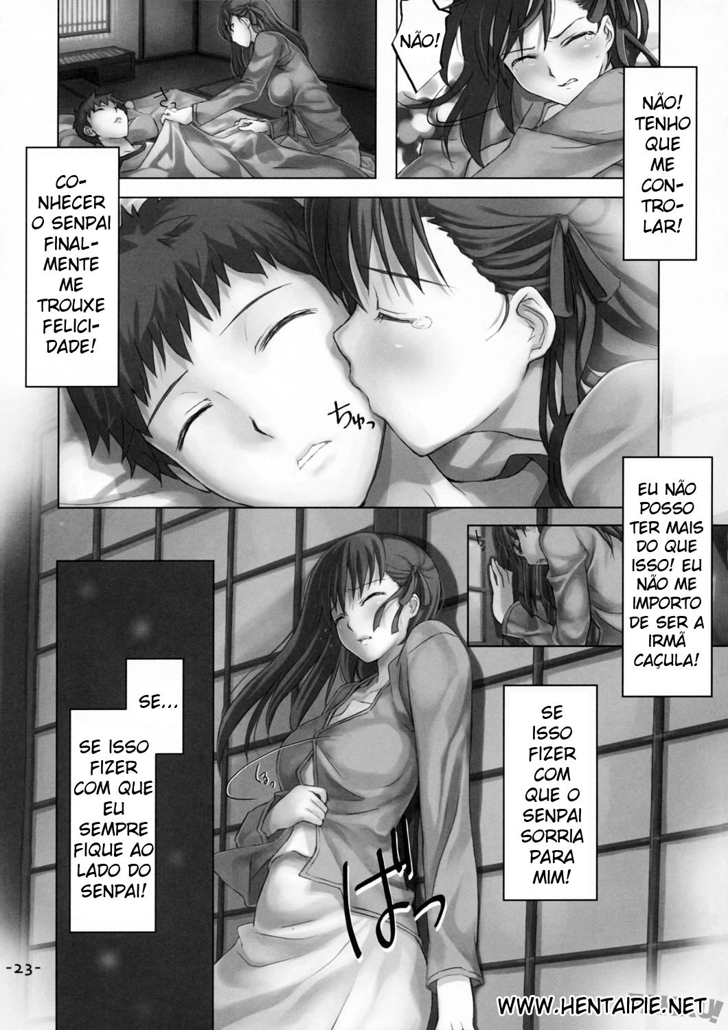 (C72) [TRI-MOON! (Mikazuki Akira!)] DAILY LIFE (Fate/hollow ataraxia) [Portuguese-BR] [HentaiPie] page 23 full