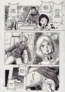 (C73) [Skirt Tsuki (keso)] Kinpatsu no Omamori (Mobile Suit Gundam) [English] - page 34