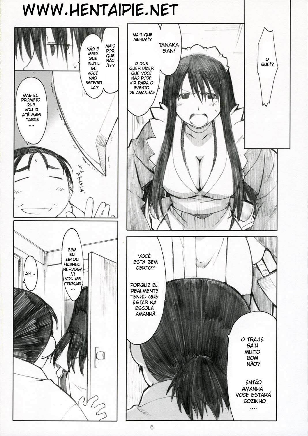 (C71) [Kansai Orange (Arai Kei)] Oono Shiki Plus (Genshiken) [Portuguese-BR] [HentaiPie] page 6 full