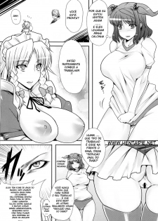 (Reitaisai 6) [Ruiketsuan (Namidame)] Fuuzoku de Hatarake Komachi! (Touhou Project) [Portuguese-BR] [HentaiPie] - page 6