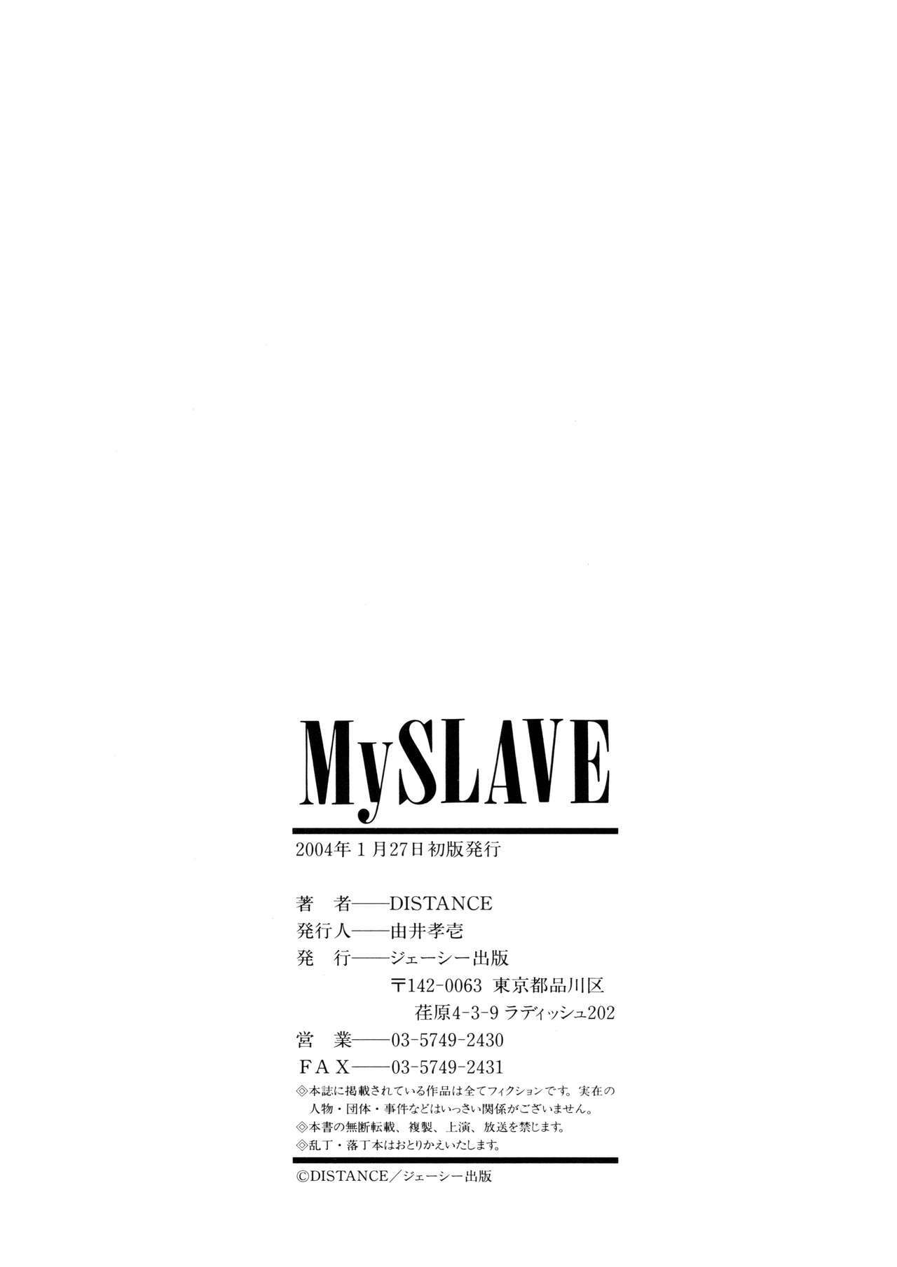 [DISTANCE] My SLAVE page 182 full