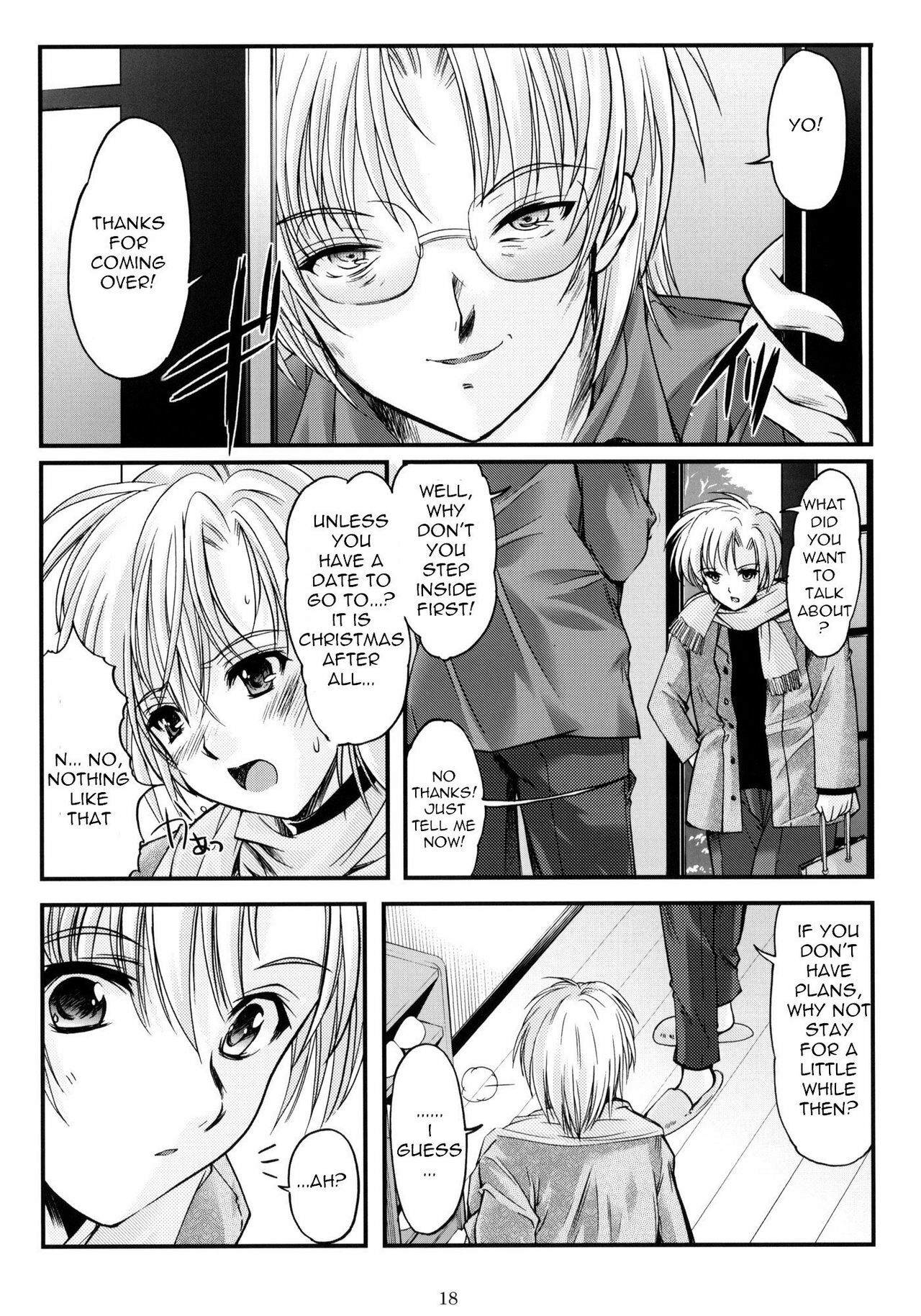 (C76) [HIGH RISK REVOLUTION (Aizawa Hiroshi)] Shiori Dai-Juuroku-Shou Happy Merry Christmas (Tokimeki Memorial) [English] =Torwyn= page 17 full