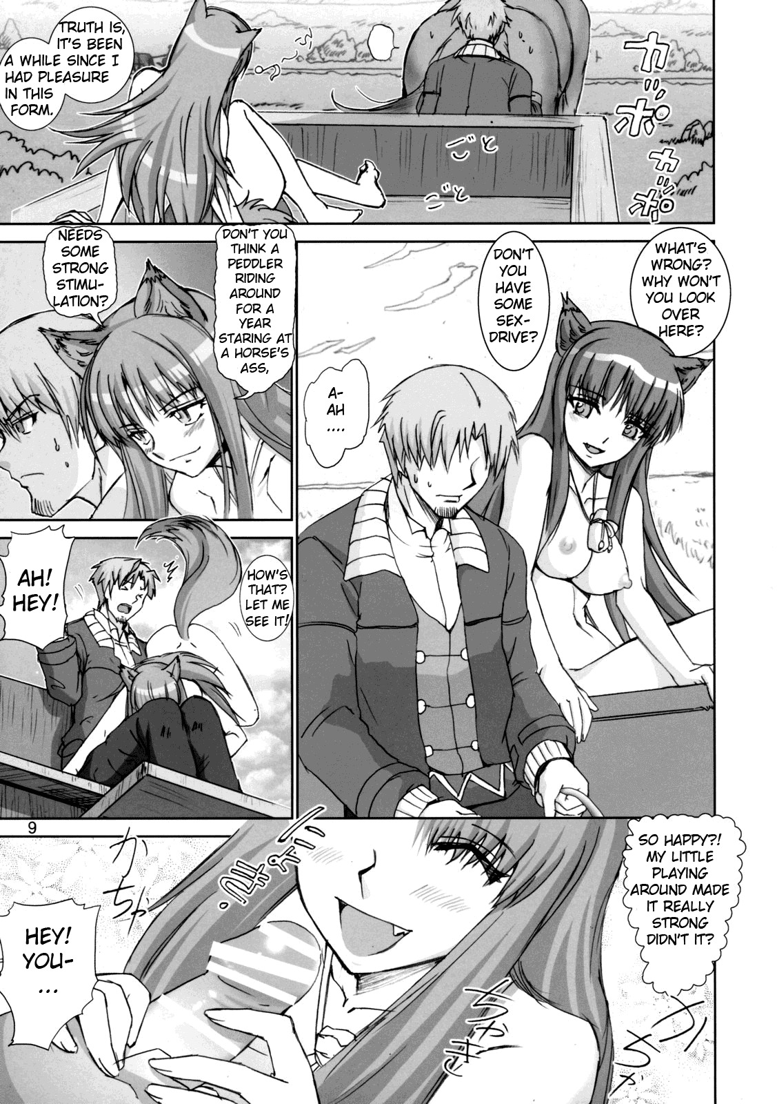 (SC38) [Raijinkai (Haruki Genia)] Wolf Road (Spice and Wolf) [English] [AHK] page 8 full