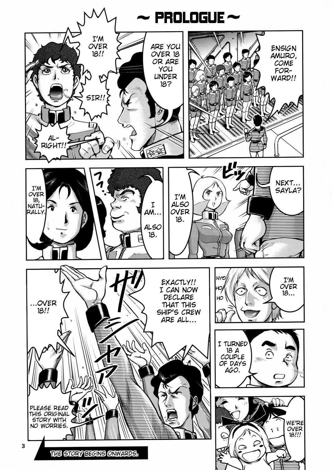 (C76) [Skirt Tsuki (keso)] No Panties White Base (Mobile Suit Gundam) [English] [RedComet] page 4 full