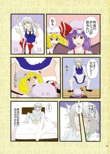 [んほぉ！咲夜さんがおもらししてるっふぅぅ！] 完全で瀟洒な尿者 (Touhou) - page 3