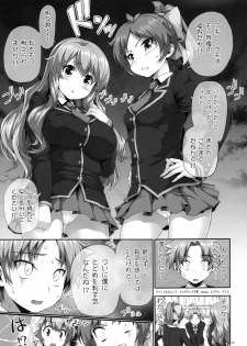 (C77) [Hikakuteki Simple na Panty (Imonade Ryouchou)] Chichi to Bust to Oppaichuu (Baka to Test to Shoukanjuu) - page 2