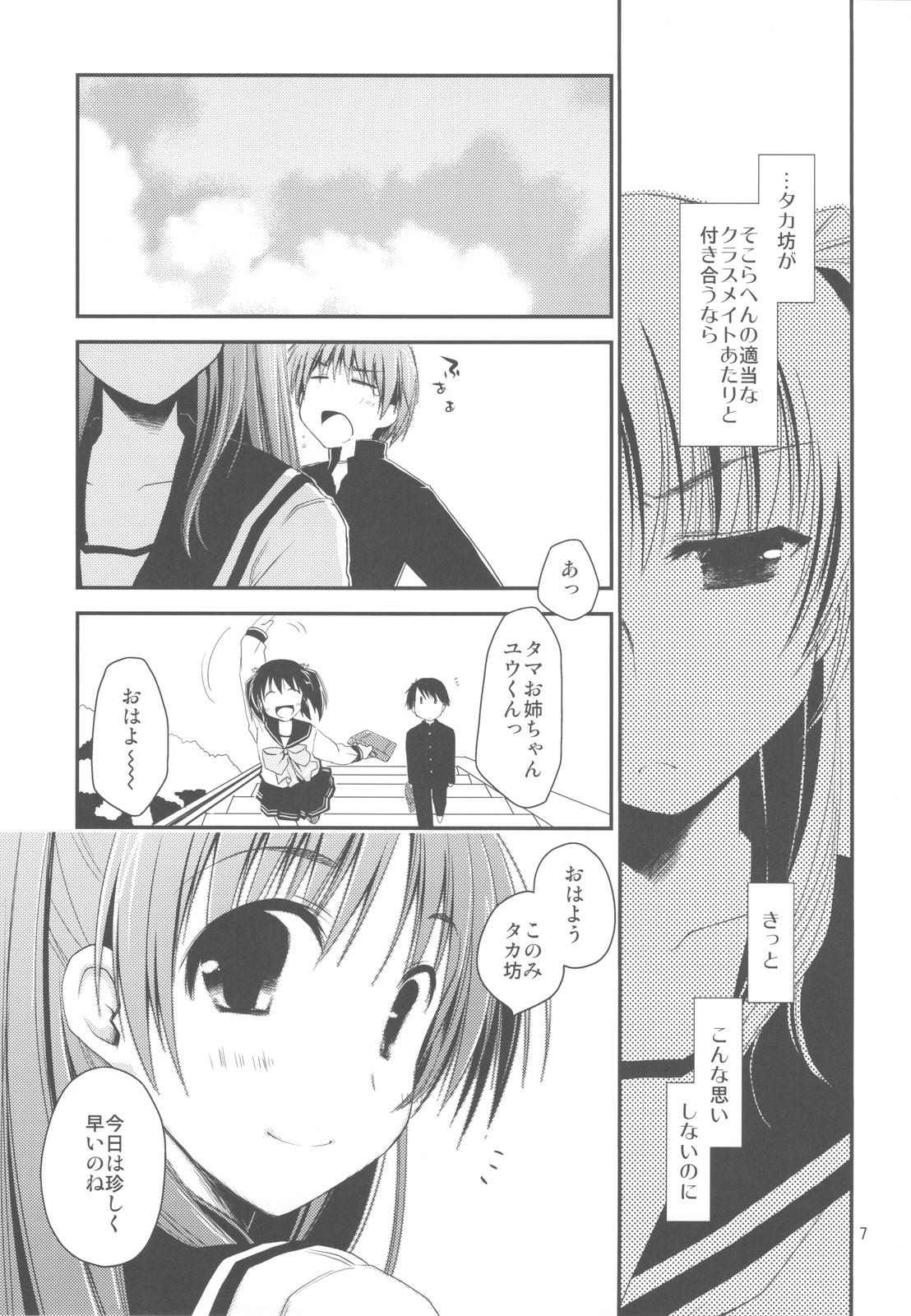 (C77) [Ponkotsu Works] Sappari Fukou na Kousaka Tamaki (ToHeart 2) page 7 full