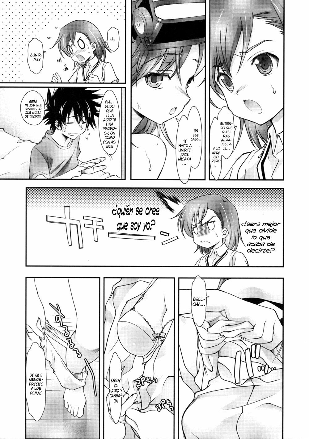 (C75) [Renai Mangaka (Naruse Hirofumi)] Wild Strawberry (Toaru Majutsu no Index) [Spanish] page 13 full