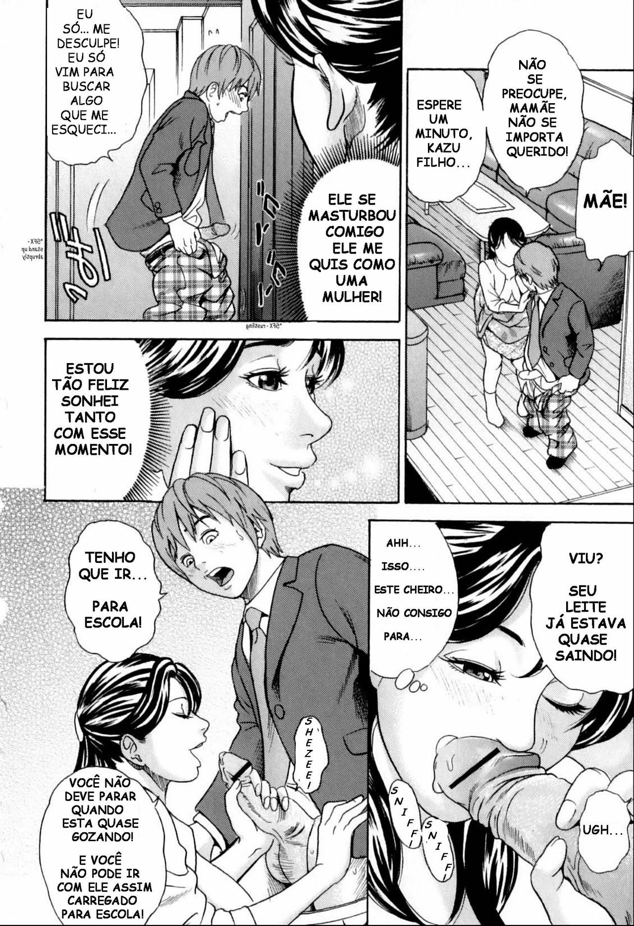 [Tange Suzuki] Wakaba no Koro | Māe e Filho - Desejo da Juventude! (Mama to Boku Tokidoki... Shasei) [Portuguese-BR] [Hentai-Brasil] page 7 full