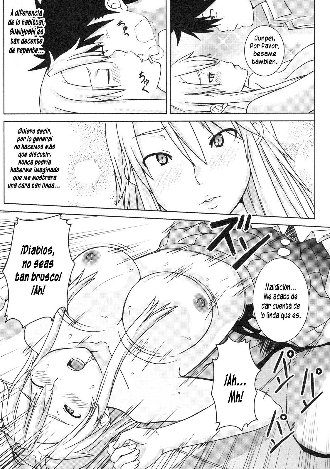 [SQUEEZE!! (Oboro)] Itazura Nyanko! (Nyan Koi!) [Spanish] [BloodHunter] page 24 full