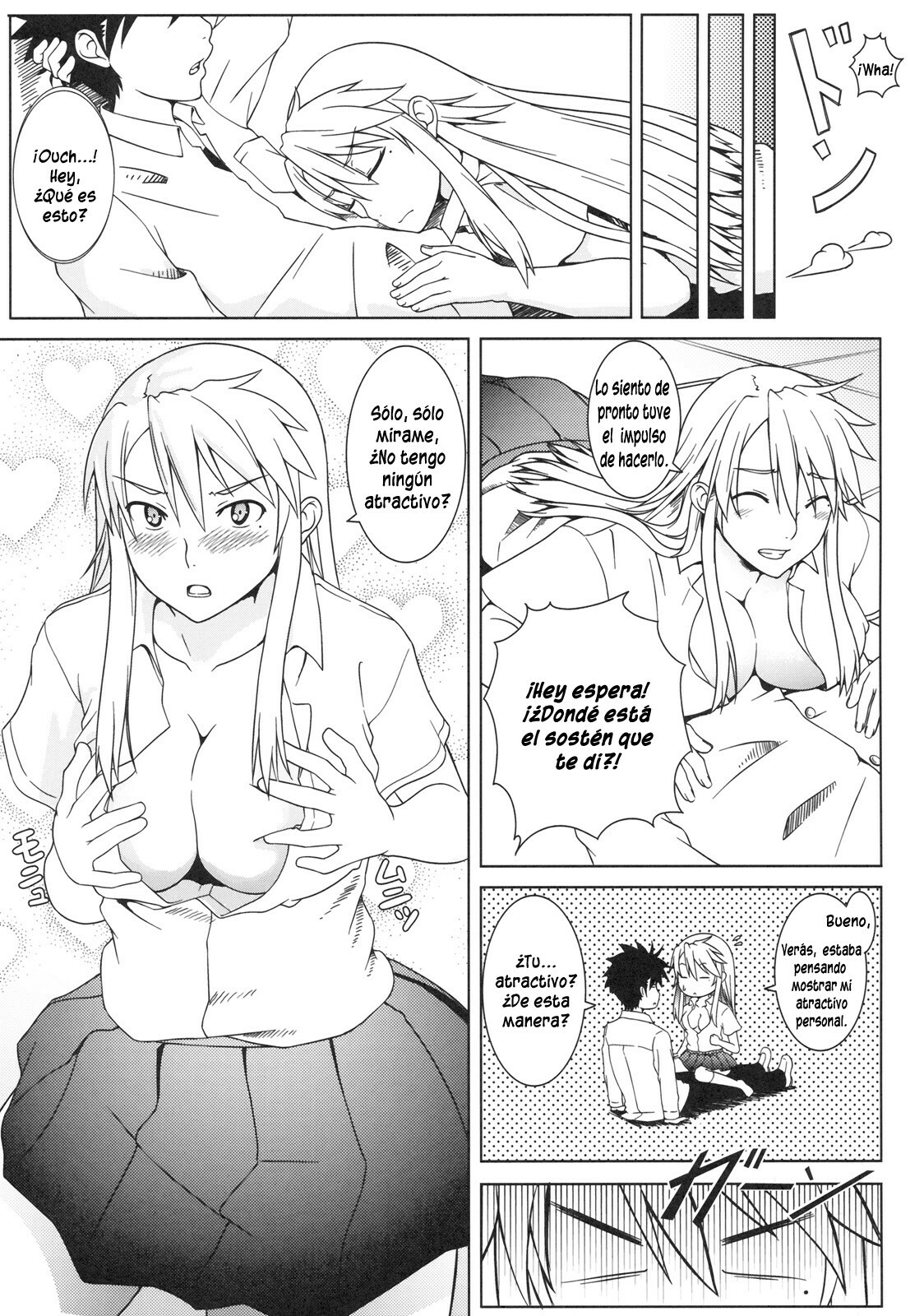 [SQUEEZE!! (Oboro)] Itazura Nyanko! (Nyan Koi!) [Spanish] [BloodHunter] page 8 full