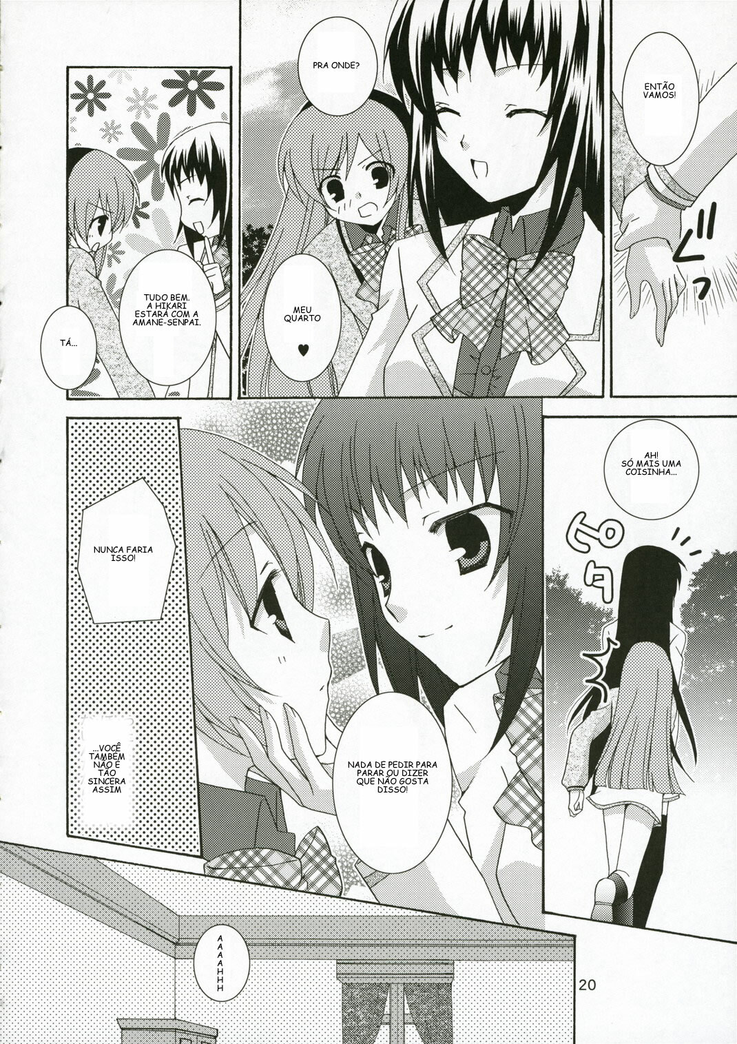 (C71) [Angelbox (Hazuki Ruka)] Ichigo no Tsubomi (Strawberry Panic!) [Portuguese-BR] [Kitsune Nagato] page 19 full