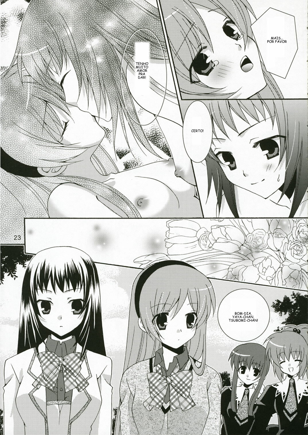 (C71) [Angelbox (Hazuki Ruka)] Ichigo no Tsubomi (Strawberry Panic!) [Portuguese-BR] [Kitsune Nagato] page 22 full