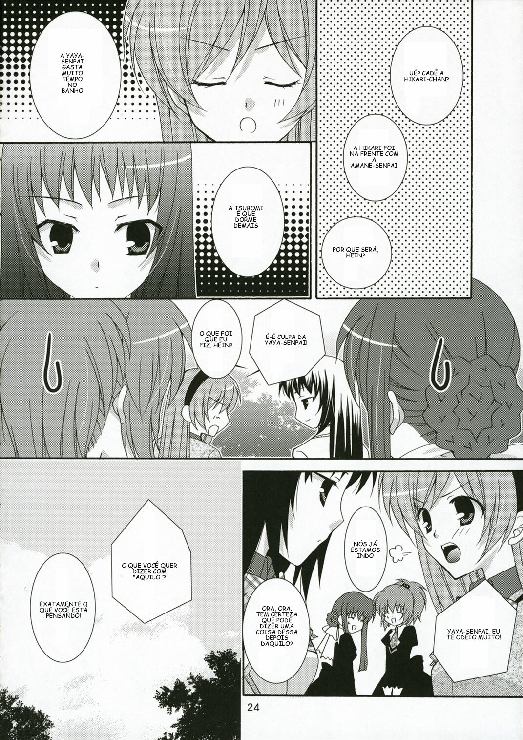 (C71) [Angelbox (Hazuki Ruka)] Ichigo no Tsubomi (Strawberry Panic!) [Portuguese-BR] [Kitsune Nagato] page 23 full