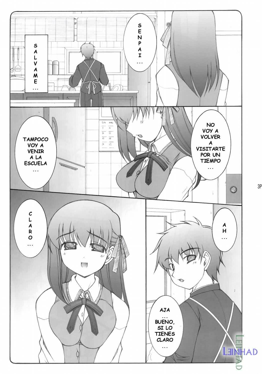 (C68) [Abarenbow Tengu (Izumi Yuujiro)] Kotori (Fate/stay night) [Spanish] [LEINHAD] page 2 full