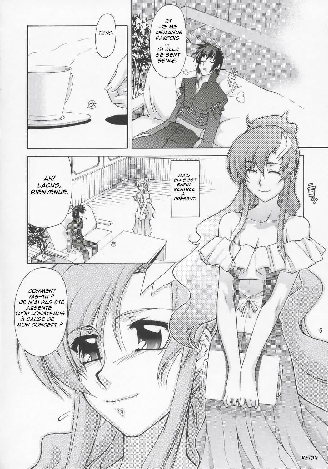 (C68) [GOLD RUSH (Suzuki Address)] Lacus-san Desutte ne! (Gundam SEED Destiny) [French] [Kei64] page 6 full