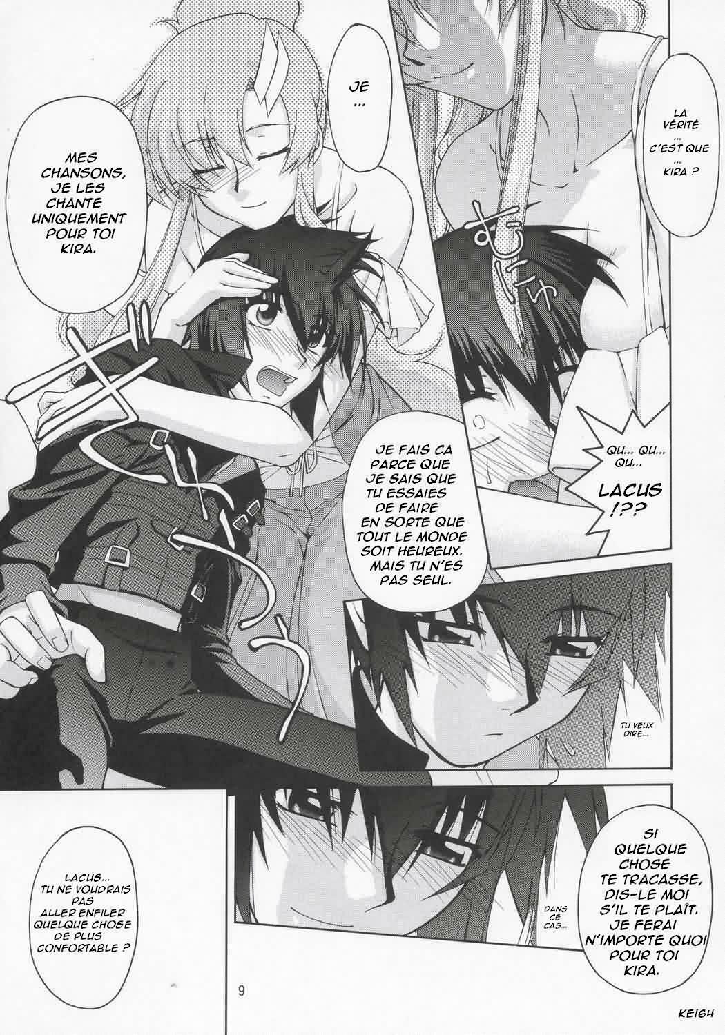 (C68) [GOLD RUSH (Suzuki Address)] Lacus-san Desutte ne! (Gundam SEED Destiny) [French] [Kei64] page 9 full