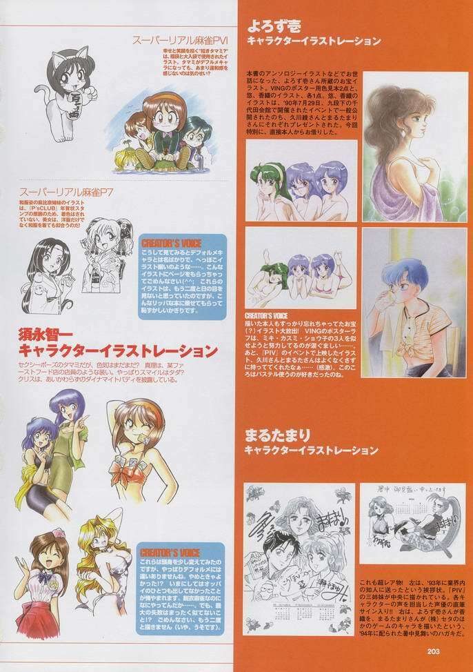 Super Real Mahjong Visual Fan Book Perfect Collection page 217 full