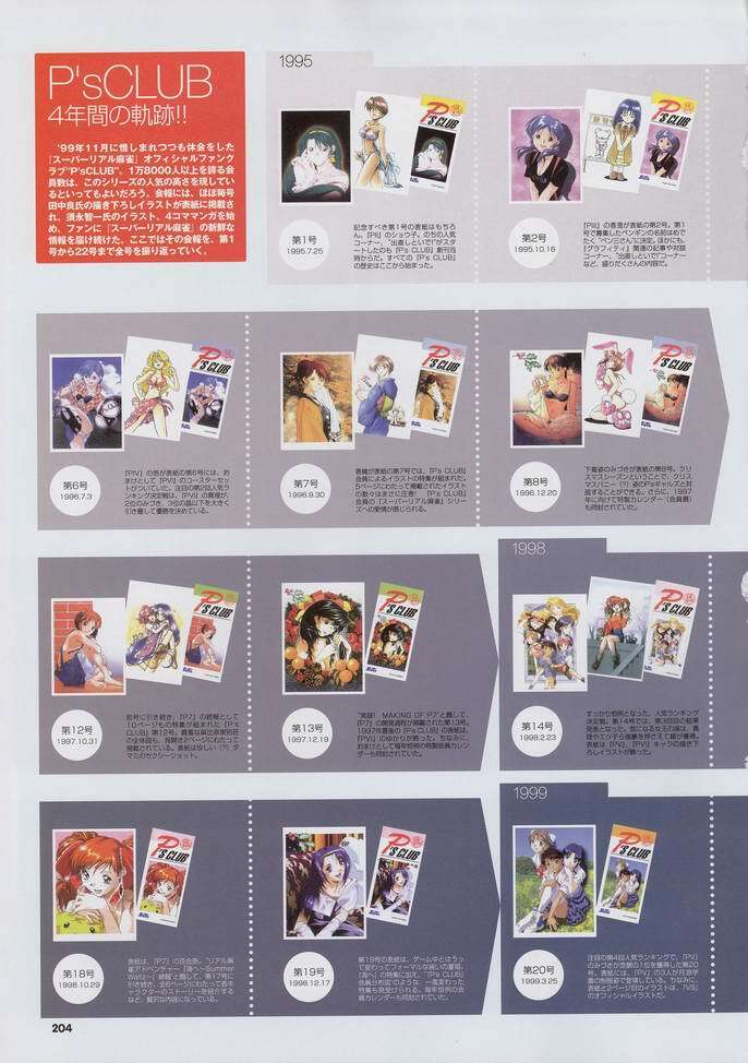 Super Real Mahjong Visual Fan Book Perfect Collection page 218 full