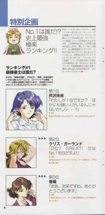 Super Real Mahjong Visual Fan Book Perfect Collection page 244 full