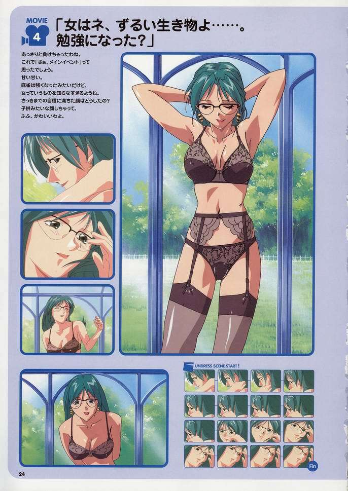 Super Real Mahjong Visual Fan Book Perfect Collection page 30 full