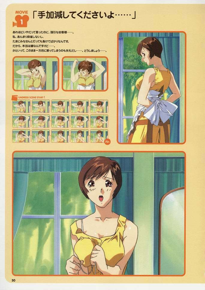 Super Real Mahjong Visual Fan Book Perfect Collection page 37 full