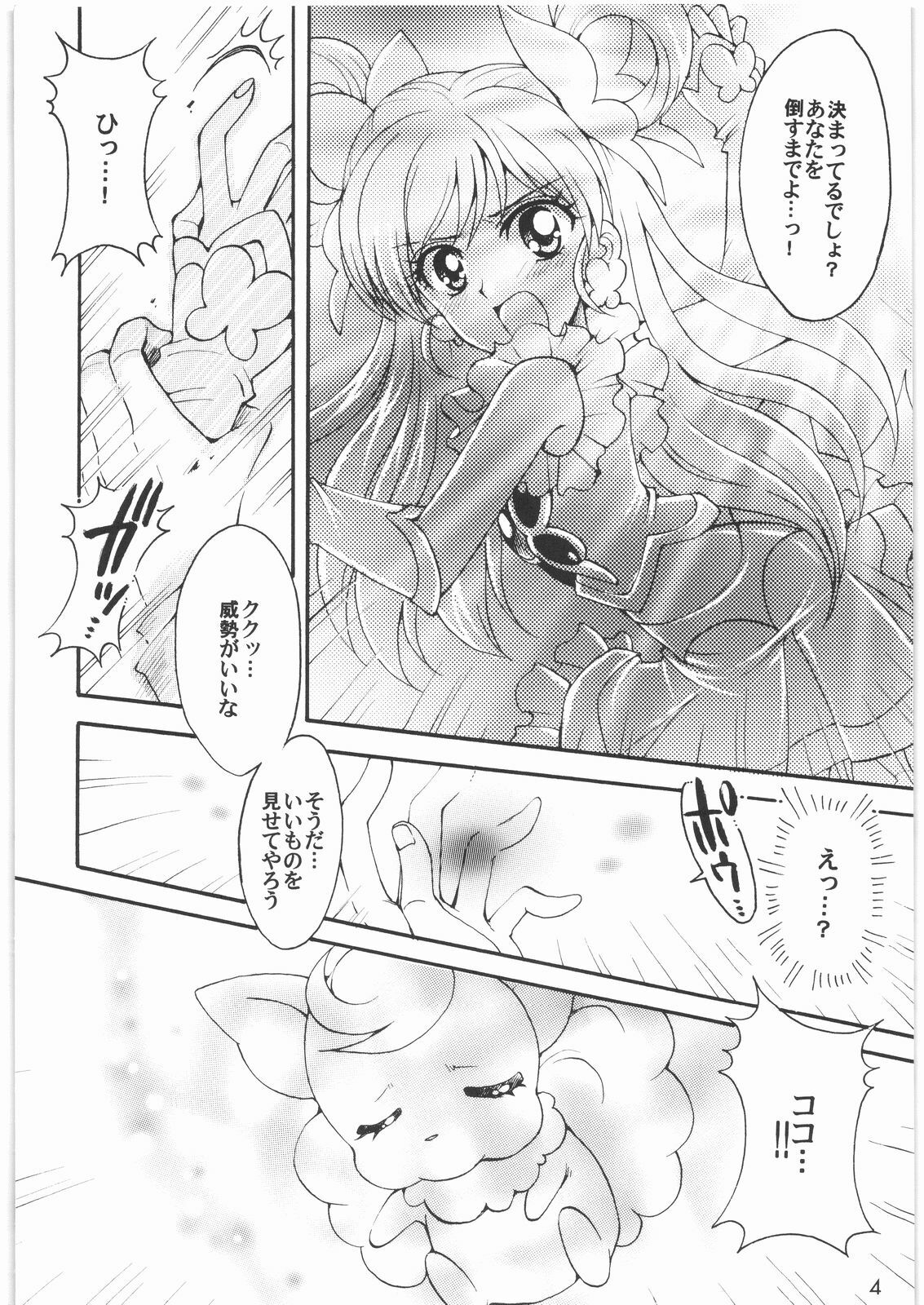 (SC35) [Kotori Jimusho (Sakura Bunchou)] Yume Yaburete... (Yes! Precure 5) page 3 full