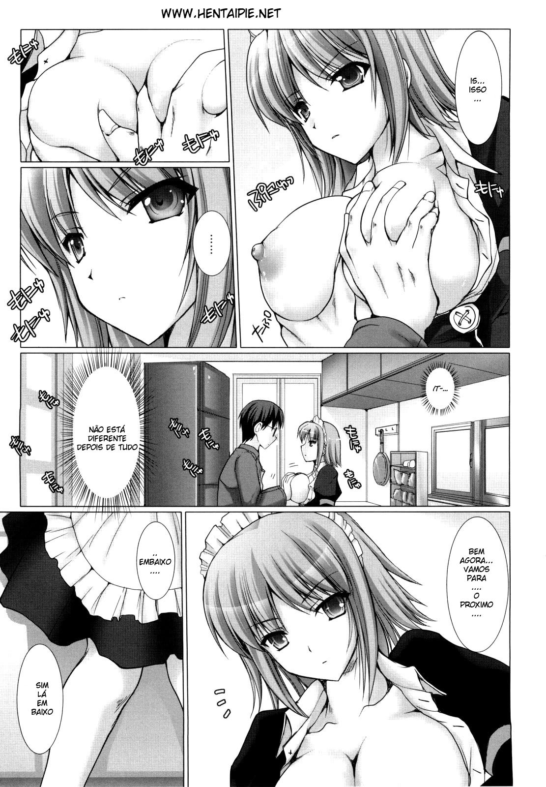 [Kizuki Aruchu] Maid Yome - Maid Bride Ch. 1-5 [Portuguese-BR] [HentaiPie] page 45 full